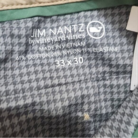 Vineyard Vines Jim Nantz men Khaki golf pants size 33x30 - Picture 6 of 7